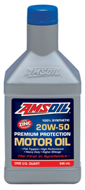 AMSOIL Premium Protection 20W-50 Synthetic Motor Oil